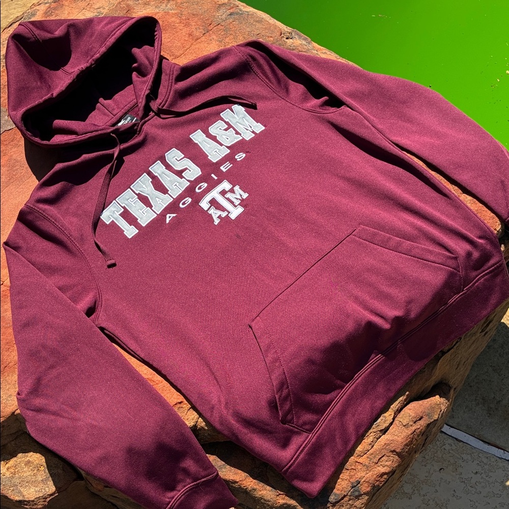 Texas A&M Maroon Pullover Hoodie L - Picture 2 of 4